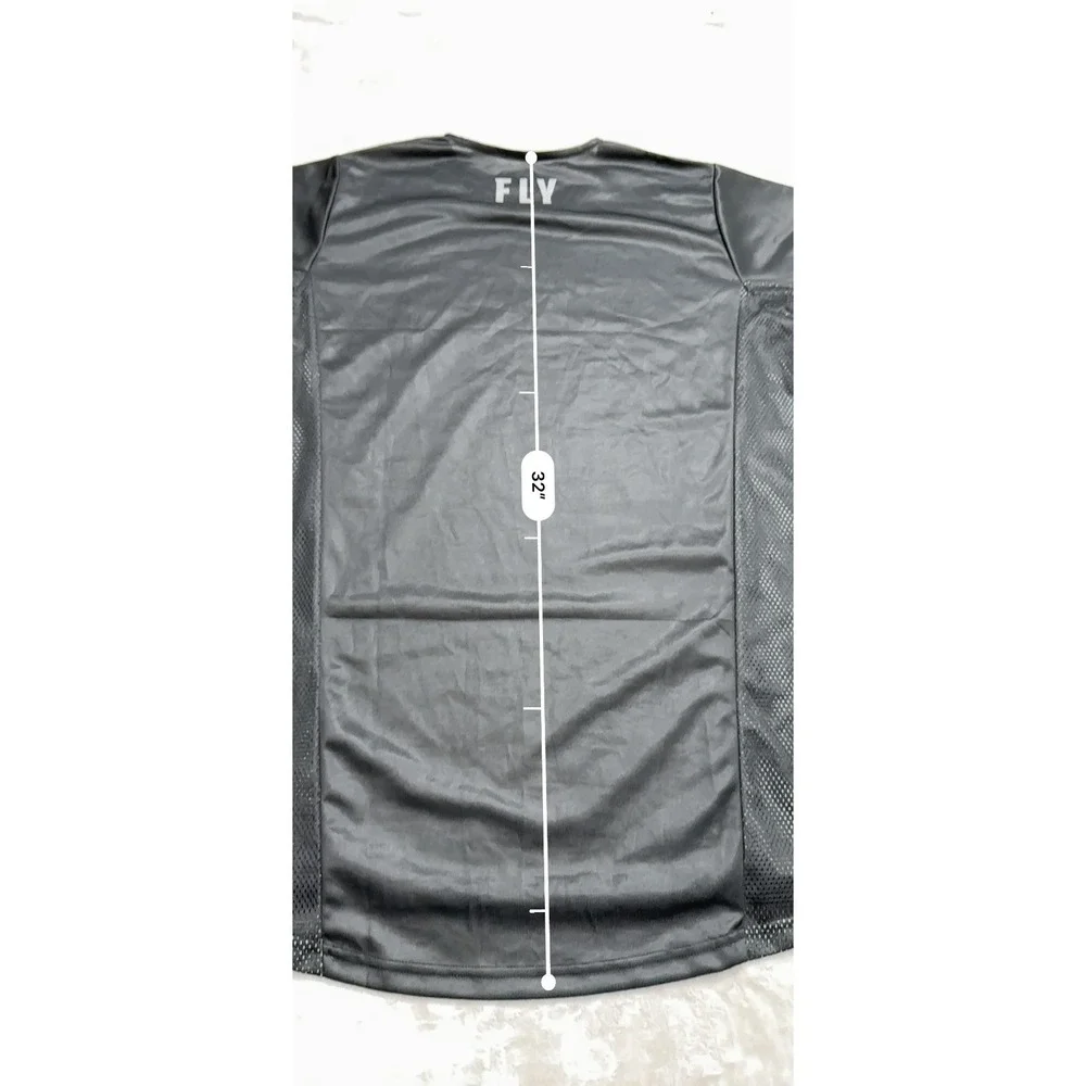Fly Racing Performance‎ Jersey Men's Size Medium Black Long Sleeve Moto X EUC